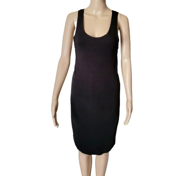 Victoria's Secret Dresses & Skirts - Victoria's Secret Ribbed Sleeveless midi Dress size Medium Black
